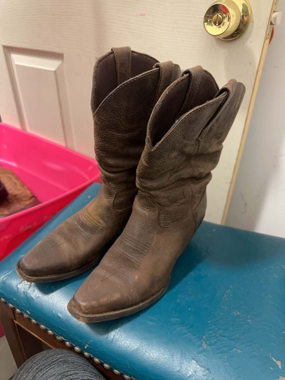 Durango RD3494 Women's 10-inch Western Brown Cowboy Boots Size 7M